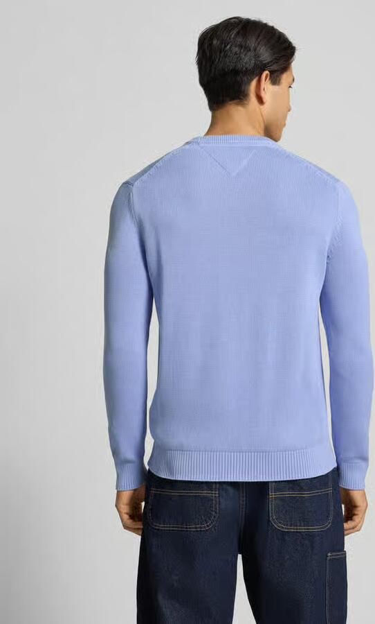 Tommy Jeans Regular fit gebreide pullover van zuiver katoen