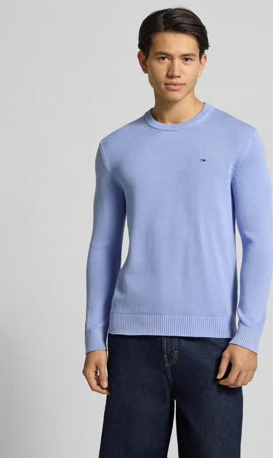 Tommy Jeans Regular fit gebreide pullover van zuiver katoen - Foto 2