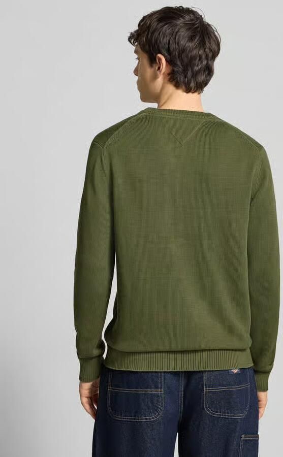 Tommy Jeans Regular fit gebreide pullover van zuiver katoen