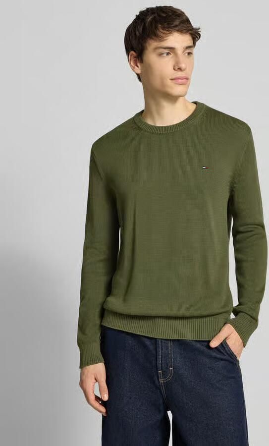 Tommy Jeans Regular fit gebreide pullover van zuiver katoen - Foto 2