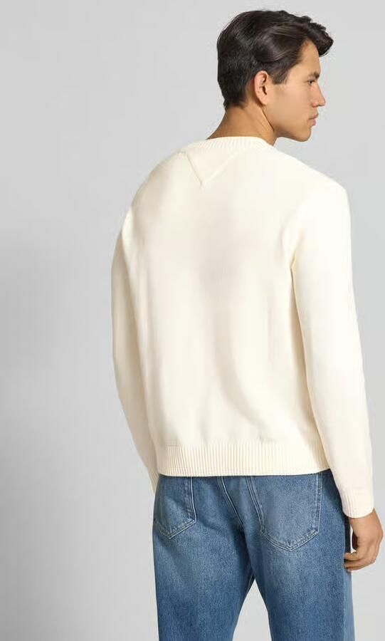 Tommy Jeans Regular fit gebreide pullover van zuiver katoen