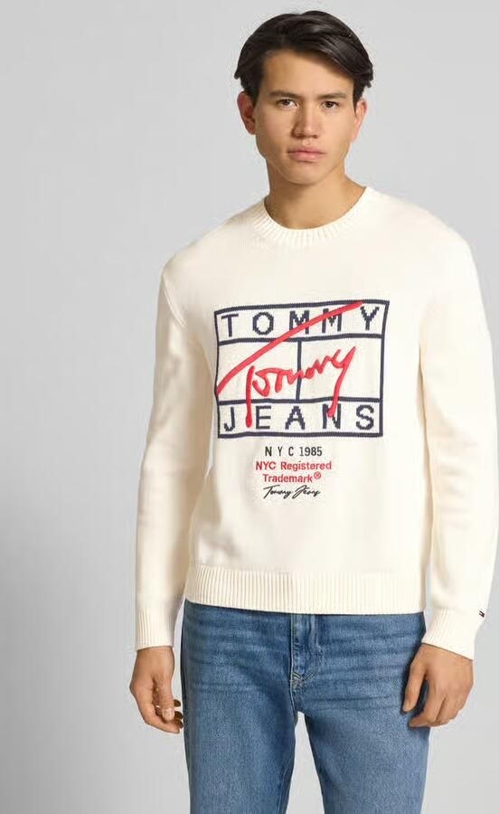 Tommy Jeans Regular fit gebreide pullover van zuiver katoen - Foto 2