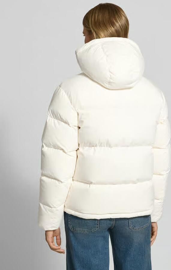 Tommy Jeans Regular fit gewatteerd jack met afneembare capuchon - Foto 4