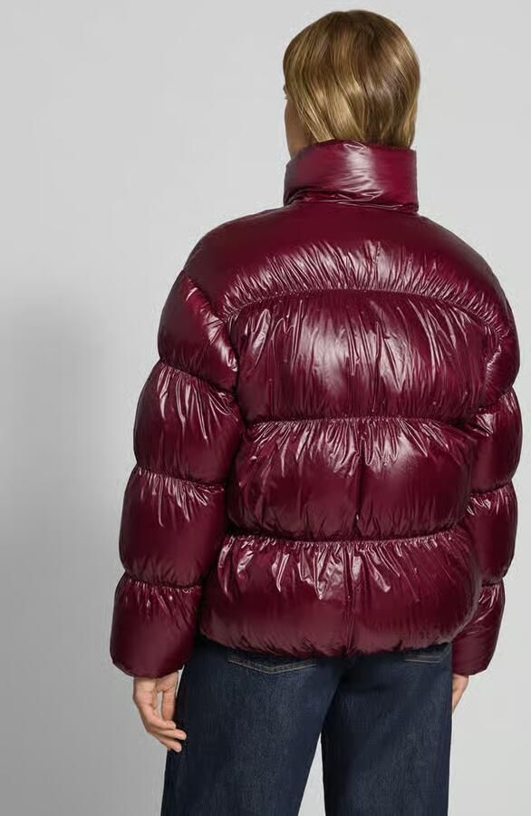 TOMMY JEANS Dames Jassen Tjw High Neck Shiny Puffer Down Bordeaux - Foto 7