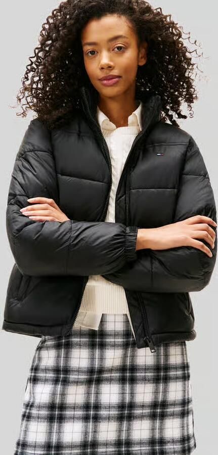 Tommy Jeans Regular fit gewatteerd jack met verborgen capuchon - Foto 3