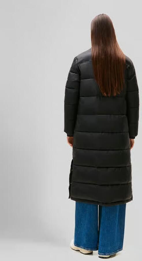 Tommy Jeans Regular fit gewatteerde mantel met verdekte capuchon - Foto 3