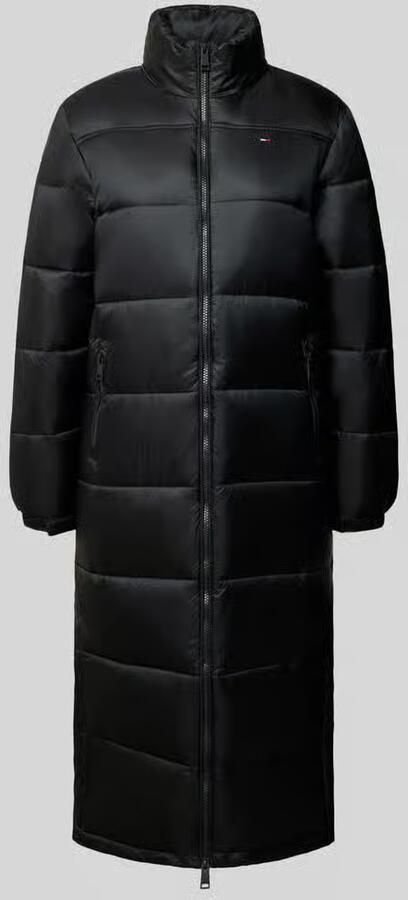 Tommy Jeans Regular fit gewatteerde mantel met verdekte capuchon