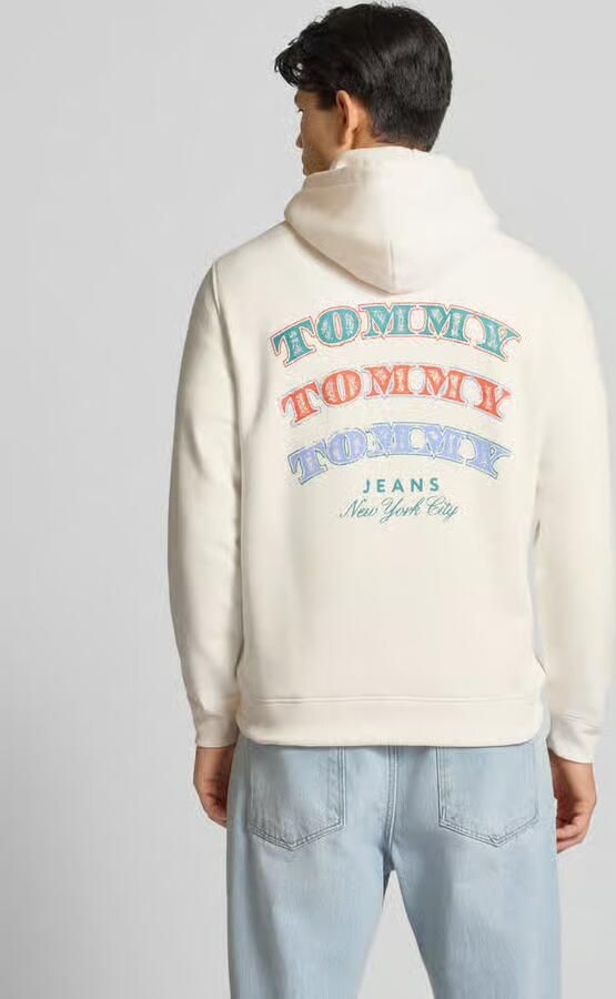Tommy Jeans Regular fit hoodie van puur katoen