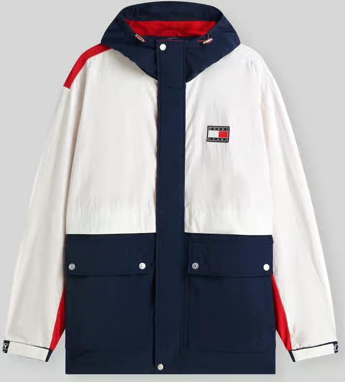 Tommy Jeans regular fit jack van nylon met logopatch - Foto 2