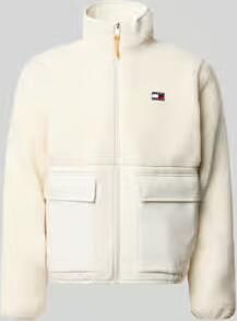 Tommy Jeans regular fit jas van imitatiebont in teddylook