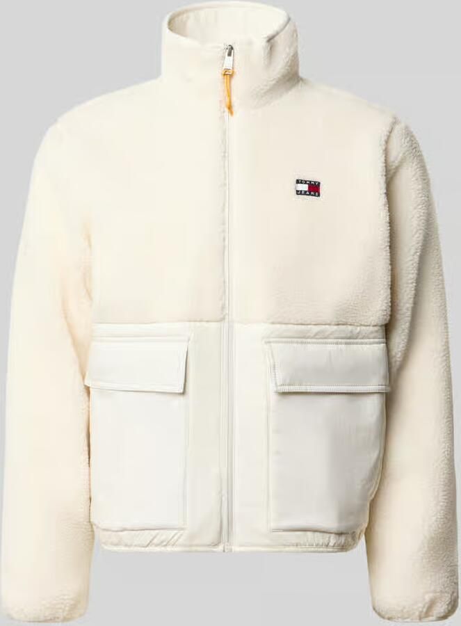 Tommy Jeans regular fit jas van imitatiebont in teddylook