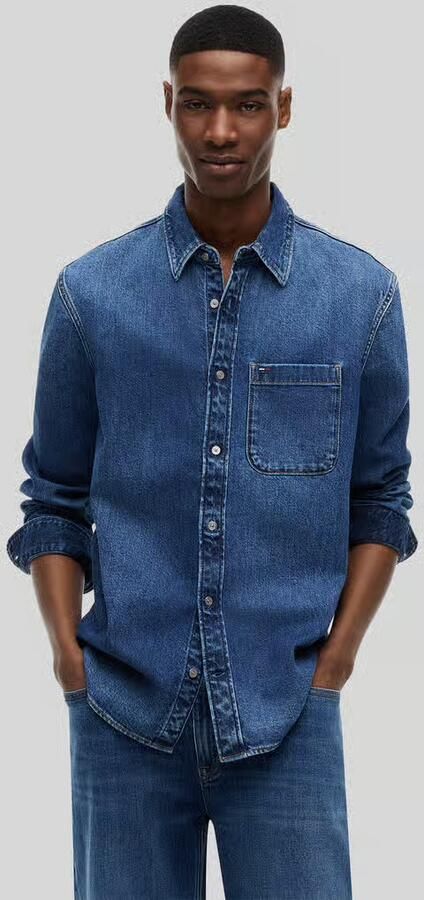 Tommy Jeans regular fit jeanshemd van puur katoen - Foto 3