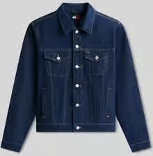 Tommy Jeans Regular fit jeansjack van katoenmix