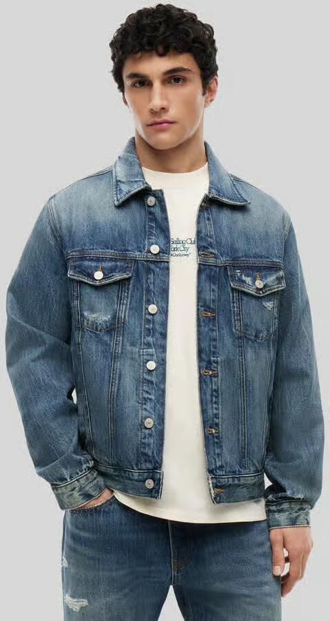 Tommy Jeans Regular fit Jeansjack van Katoenmix - Foto 4
