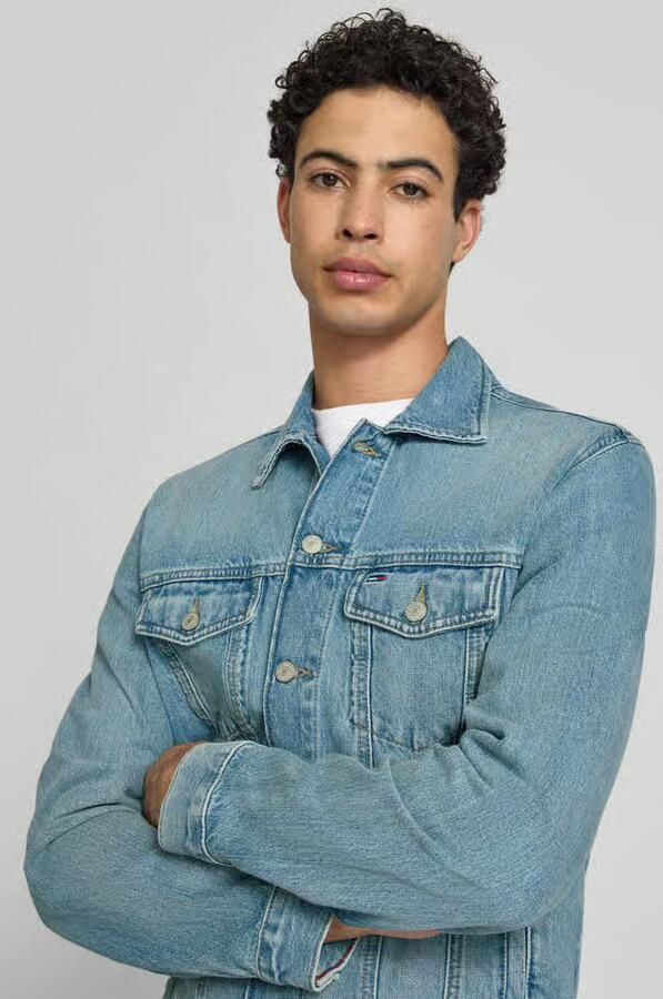 Tommy Jeans regular fit jeansjack van puur katoen