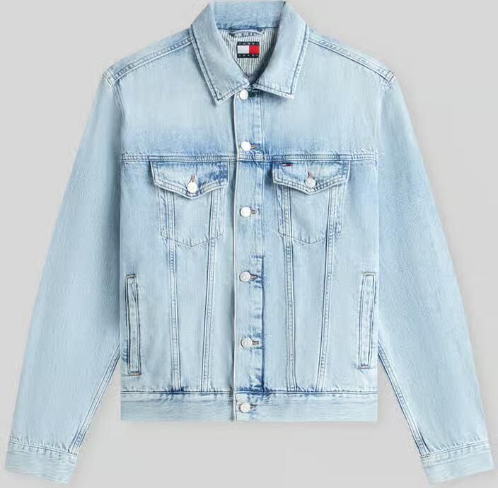Tommy Jeans regular fit jeansjack van puur katoen met logopatch - Foto 2