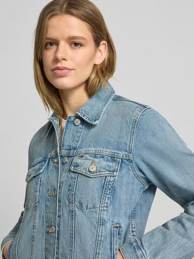 Tommy Jeans regular fit jeansjack van puur katoen model 'CLASSIC TRUCKER EXT BJ801' - Foto 4