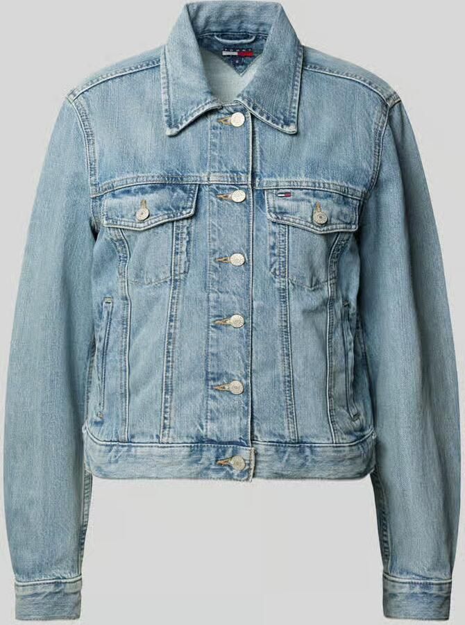 Tommy Jeans regular fit jeansjack van puur katoen model 'CLASSIC TRUCKER EXT BJ801' - Foto 5