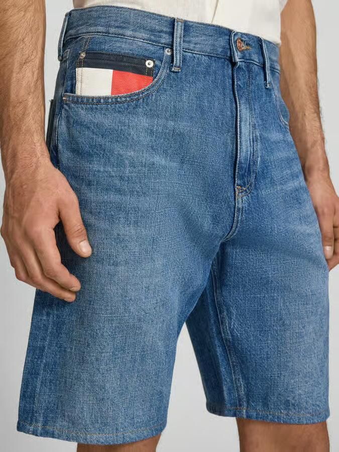 Tommy Jeans regular fit jeansshorts van puur katoen