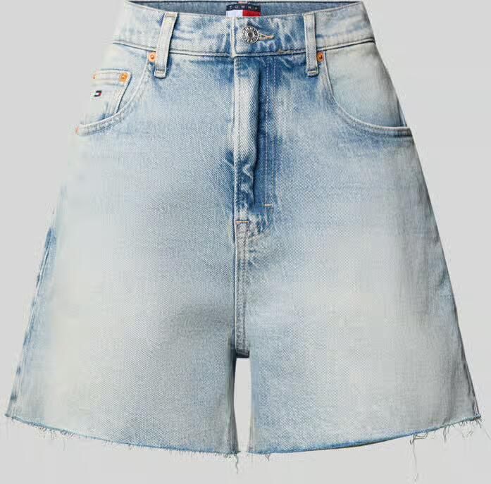 Tommy Jeans regular fit korte jeans van katoenmix model 'MOM SHORT' - Foto 6
