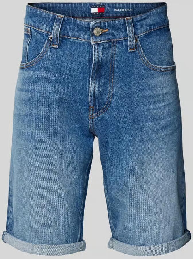 Tommy Jeans Regular fit korte jeans van katoenmix model 'RONNIE' - Foto 5