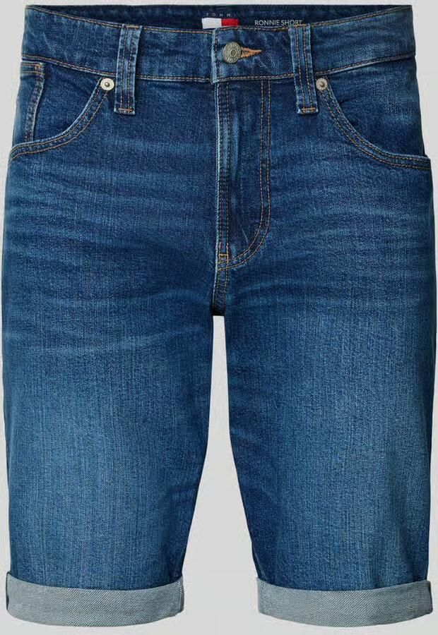 Tommy Jeans regular fit korte jeans van katoenmix model 'RONNIE' - Foto 7