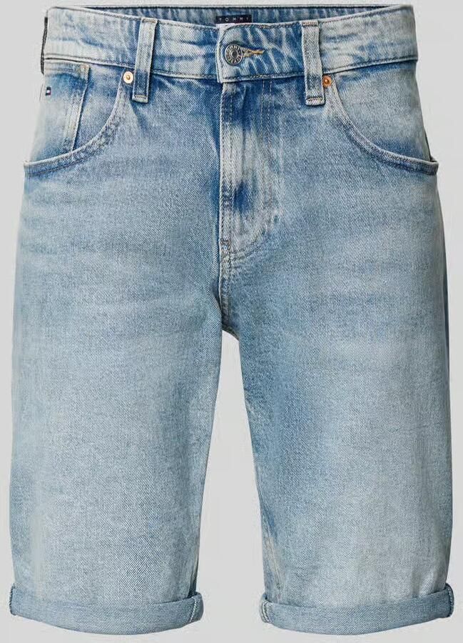 Tommy Jeans regular fit korte jeans van katoenmix model 'RONNIE' - Foto 9