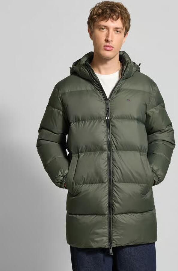 Tommy Jeans Regular fit lange donsjas met logostitching - Foto 2