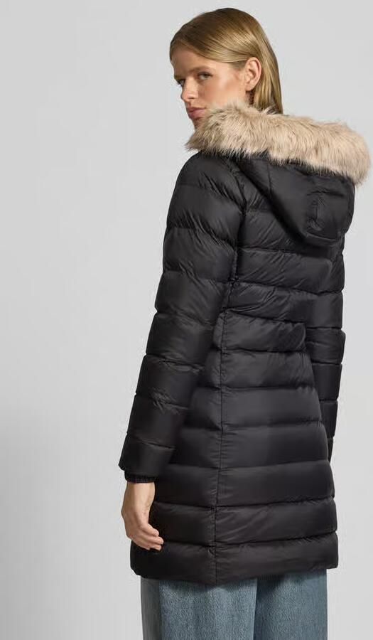 Tommy Jeans Slim fit gewatteerde lange jas met vulling van dons en veren - Foto 4