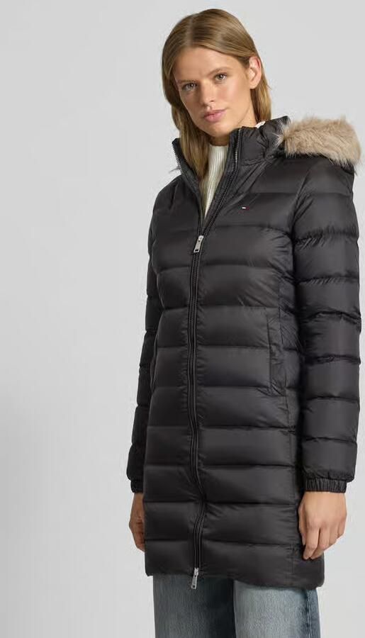 Tommy Jeans Slim fit gewatteerde lange jas met vulling van dons en veren - Foto 5