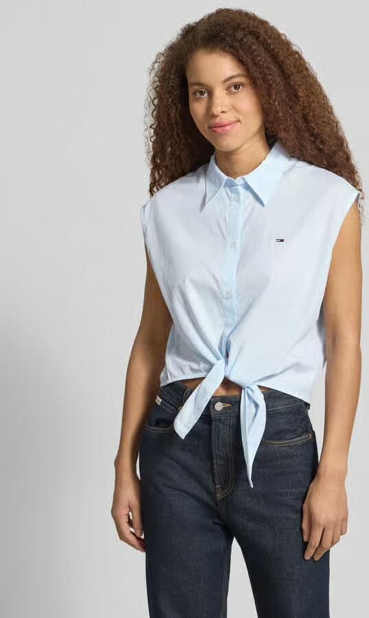 Tommy Jeans regular fit overhemdblouse van puur katoen - Foto 4