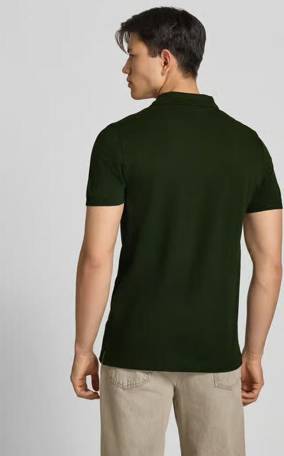 TOMMY JEANS Heren Polo's & T-shirts Tjm Slim Placket Polo Ext Donkergroen - Foto 8
