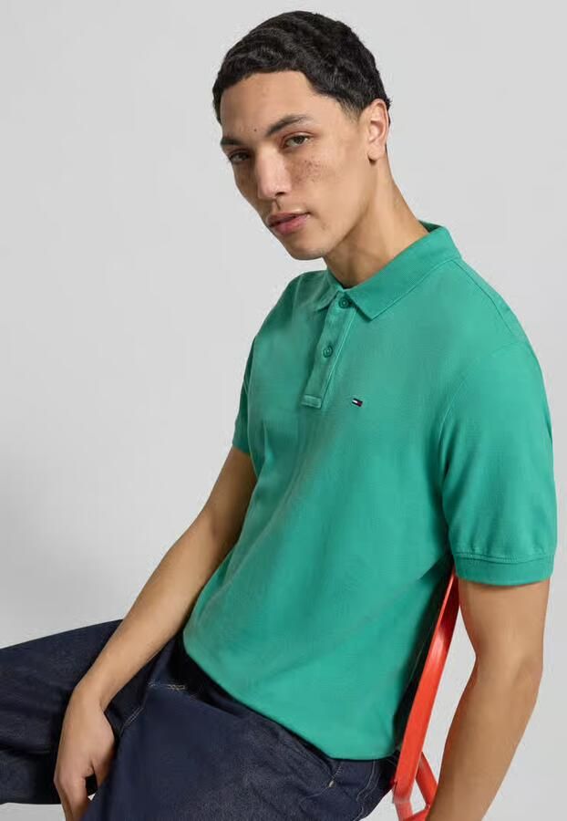 Tommy Jeans Regular Fit poloshirt van puur katoen - Foto 2