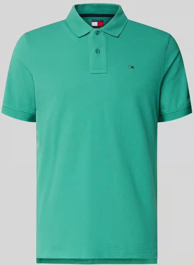 Tommy Jeans Regular Fit poloshirt van puur katoen