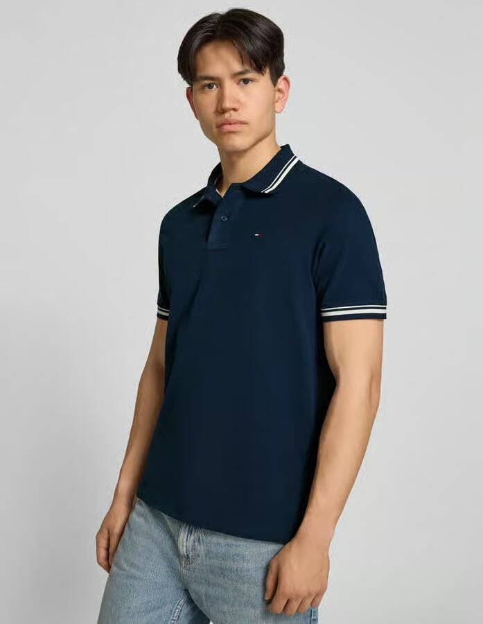 Tommy Jeans regular fit poloshirt van puur katoen