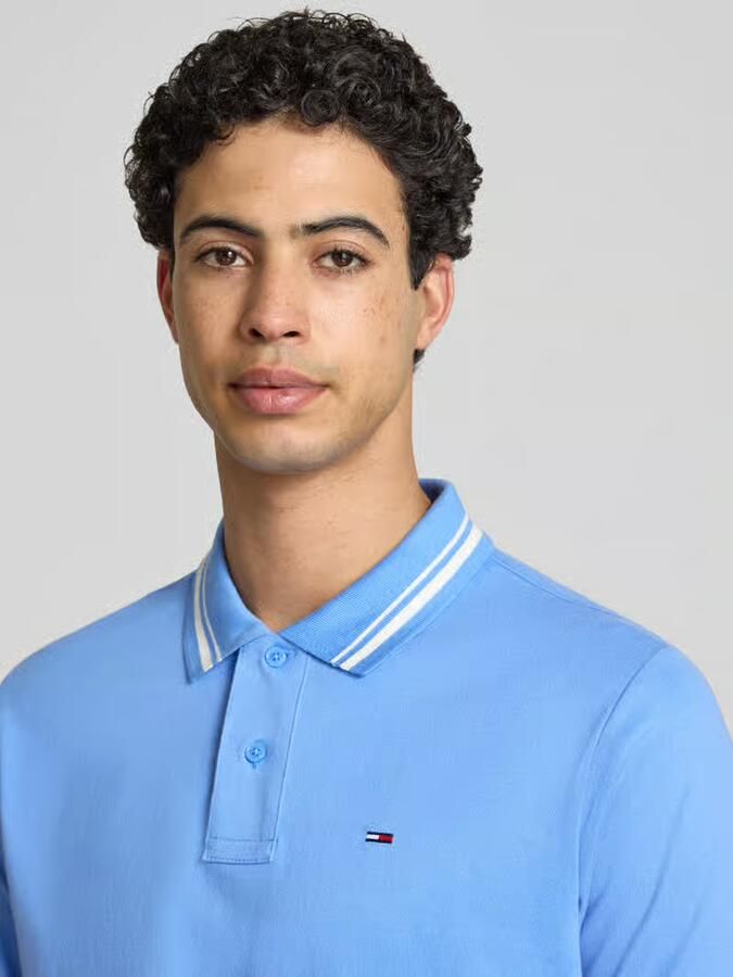 Tommy Jeans regular fit poloshirt van puur katoen