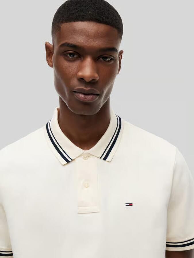 Tommy Jeans regular fit poloshirt van puur katoen