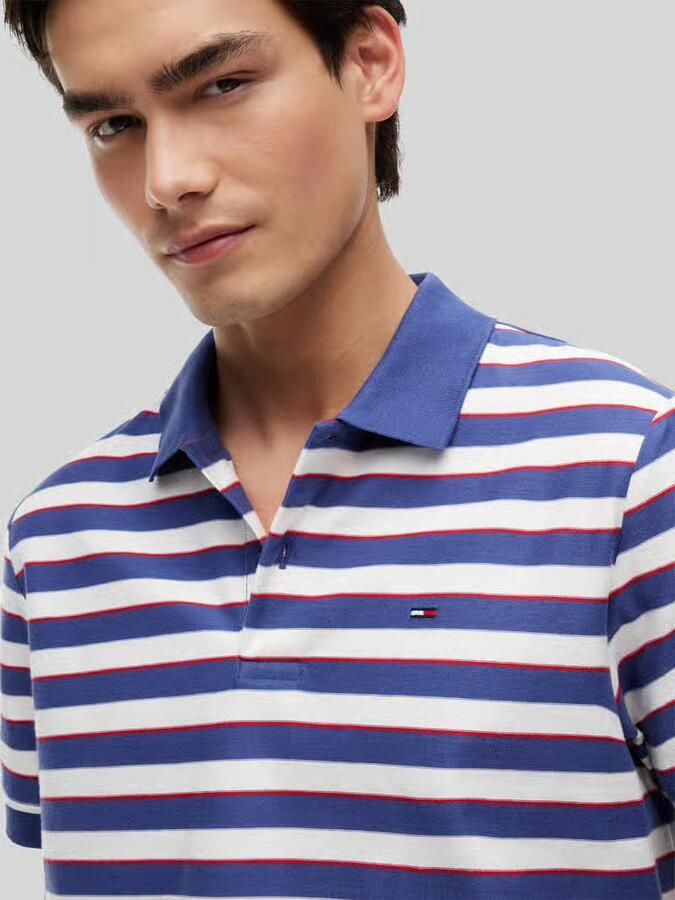 Tommy Jeans regular fit poloshirt van puur katoen