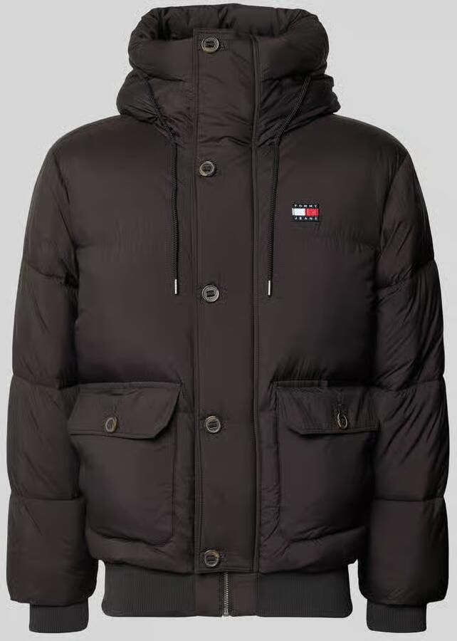 Tommy Jeans Regular fit pufferjack met capuchon
