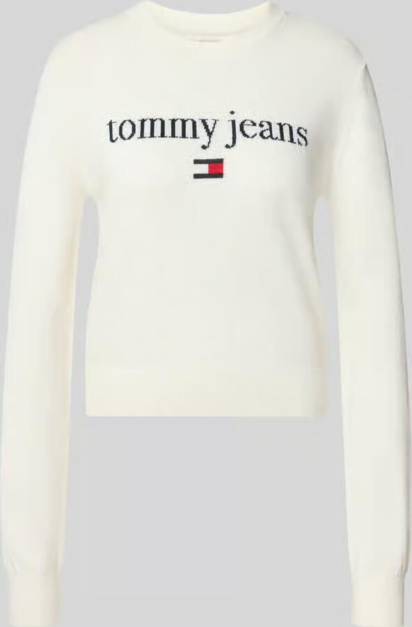 Tommy Jeans Regular fit pullover van katoenmix