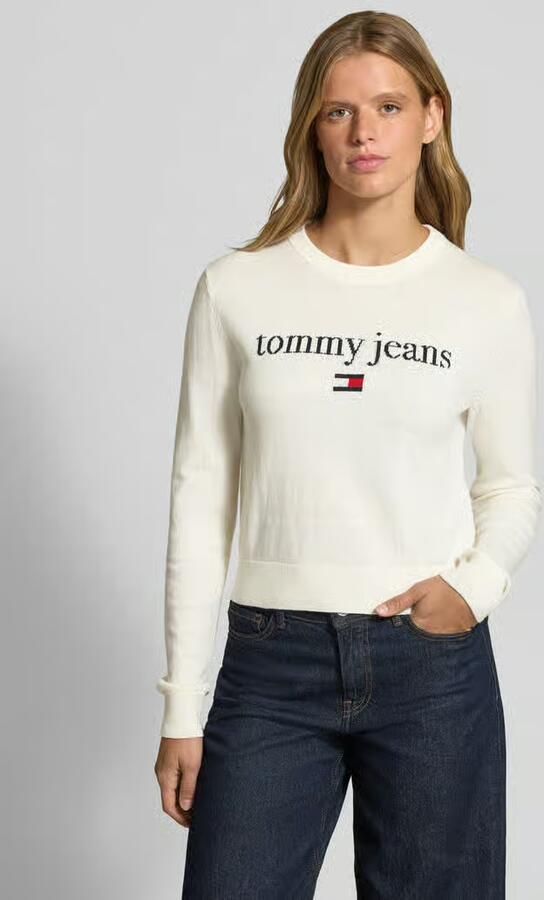 Tommy Jeans Regular fit pullover van katoenmix - Foto 3