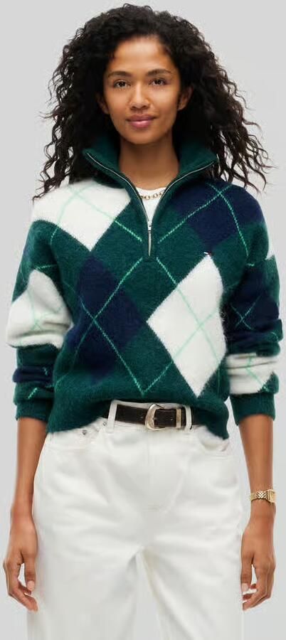 Tommy Jeans Regular fit pullover van mix van alpaca en wol - Foto 3