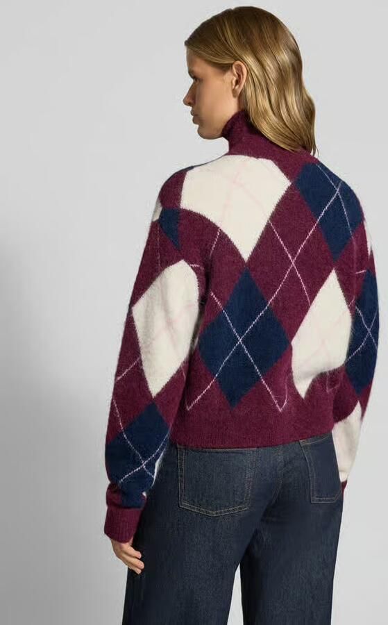 Tommy Jeans Regular fit pullover van mix van alpaca en wol - Foto 3