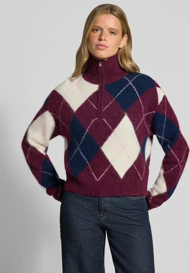 Tommy Jeans Regular fit pullover van mix van alpaca en wol - Foto 2