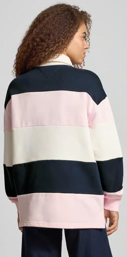 TOMMY JEANS Dames Tops & T-shirts Tjw Badge Stripe Rugby Multi - Foto 8