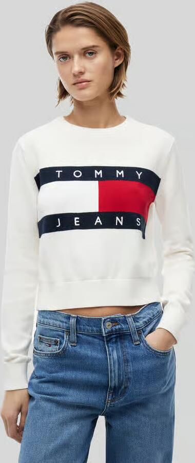 Tommy Jeans regular fit pullover van puur katoen - Foto 4
