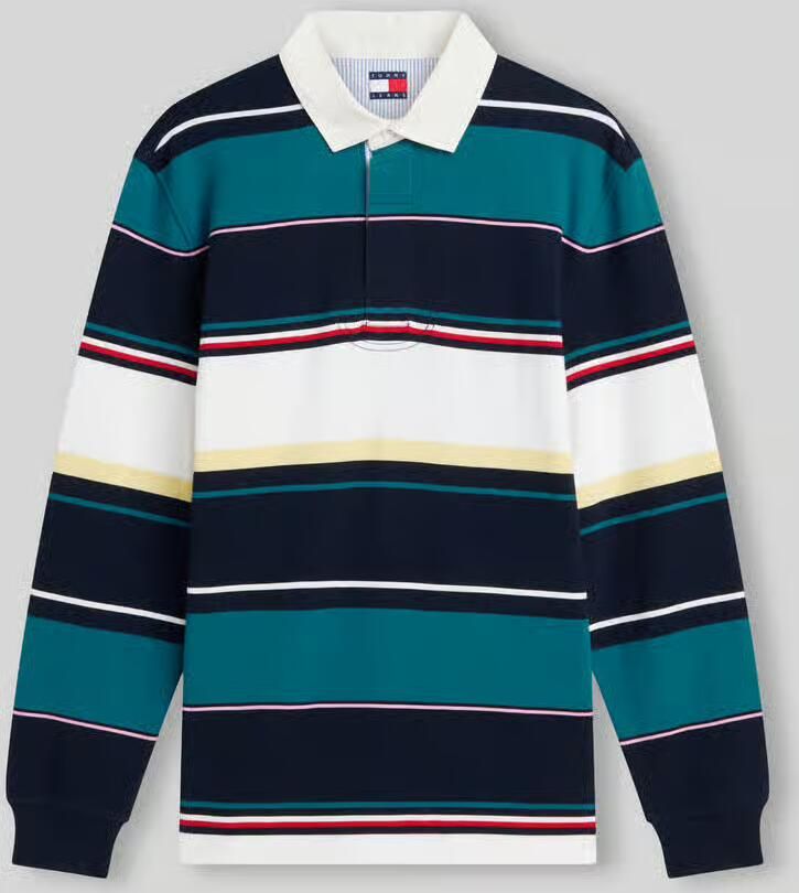 Tommy Jeans regular fit rugbyshirt van puur katoen - Foto 2