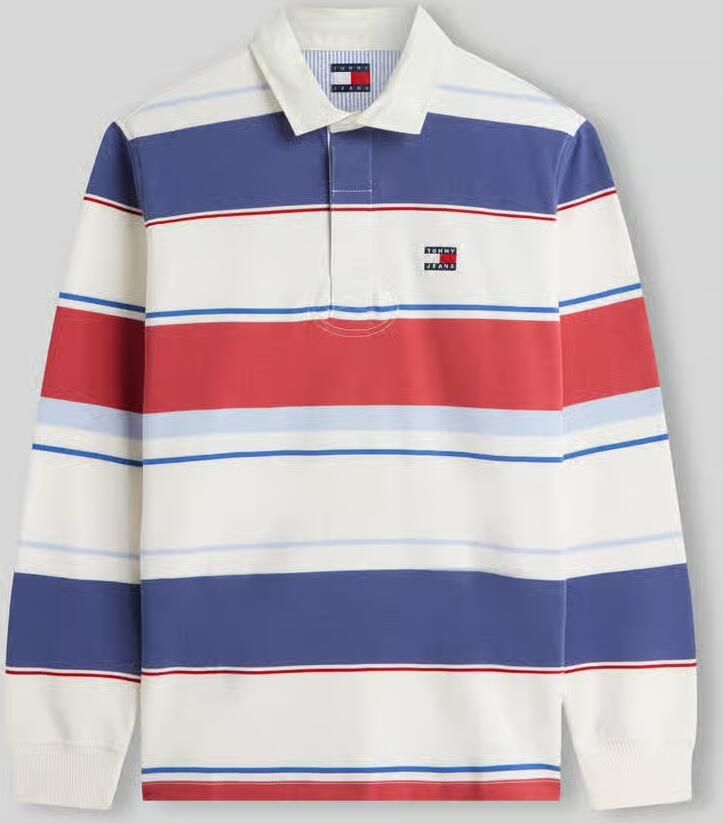 Tommy Jeans regular fit rugbyshirt van puur katoen - Foto 2