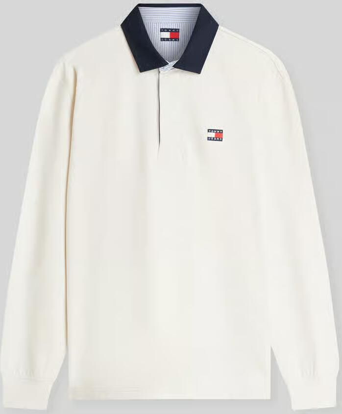 Tommy Jeans regular fit rugbyshirt van puur katoen - Foto 2