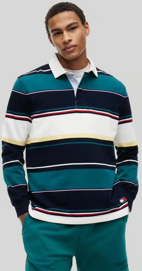 Tommy Jeans regular fit rugbyshirt van puur katoen - Foto 4